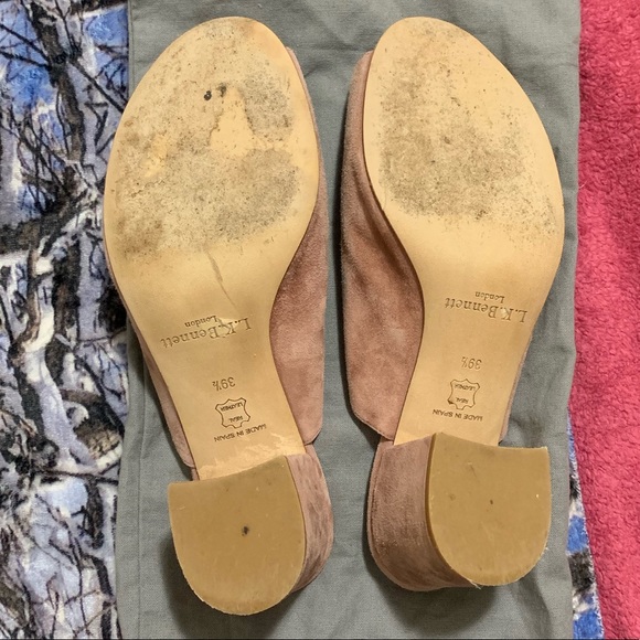 L.K. Bennett Jagoda Block Heel Sandal Slip On - Picture 3 of 5